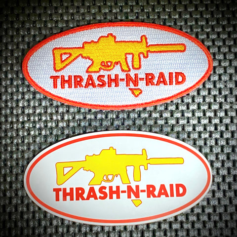 Thrash-N-Raid Morale Patch and Sticker Set - Tactical Outfitters