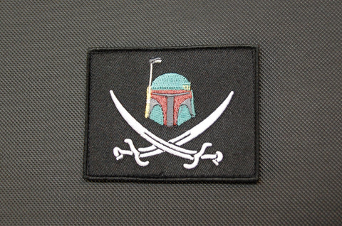 BOBA FETT CALICO JACK EMBROIDERED MORALE PATCH - Tactical Outfitters