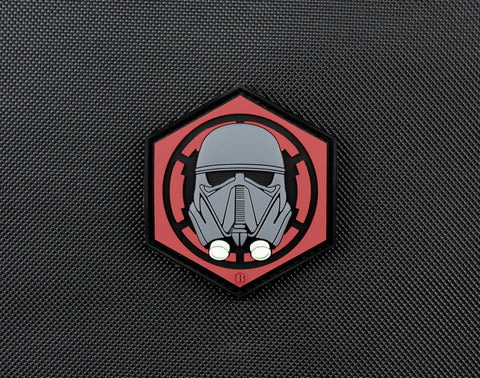 First Order Death Trooper Helmet PVC Morale Patch - Tactical Outfitters