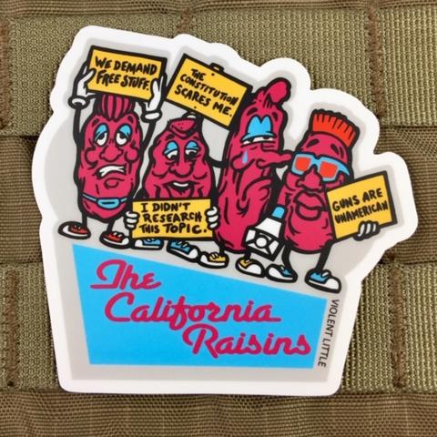 THE CALIFORNIA RAISINS STICKER - Tactical Outfitters