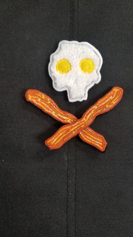 Micro Bacon and Eggs (V2 Bacon) Morale Patch Set - Tactical Outfitters
