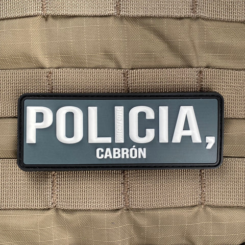 POLICIA, CABRON PVC MORALE PATCH - Tactical Outfitters
