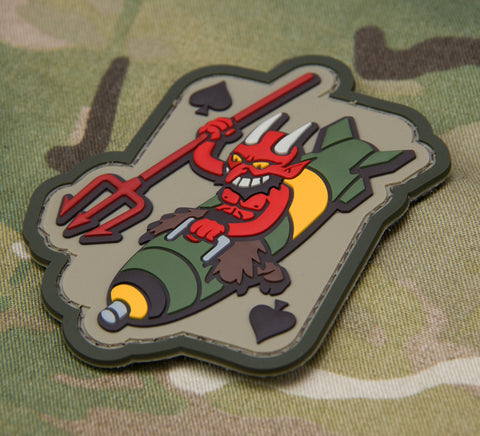Devil Bomber PVC Morale Patch - Tactical Outfitters