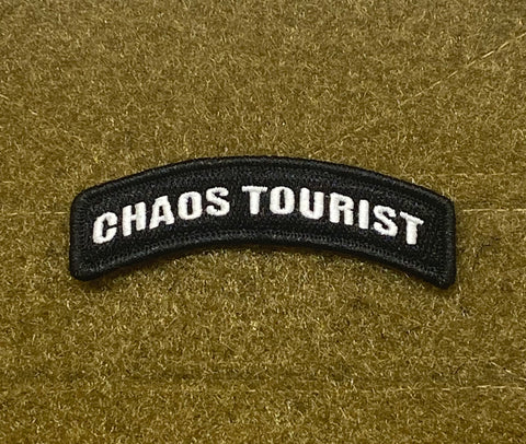 CHAOS TOURIST MORALE PATCH TAB - Tactical Outfitters