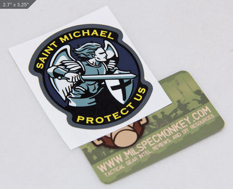 Saint Michael Decal - Tactical Outfitters