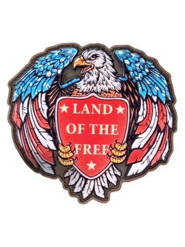 Land of the free PVC Morale Patch - Tactical Outfitters