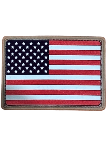 US Flag V2 PVC Morale Patch - Tactical Outfitters