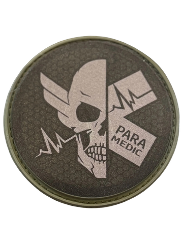 Tactical Paramedic Skull PVC Morale Patch - Tactical Outfitters