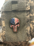 American Patriot Skull PVC Morale Patch - Tactical Outfitters