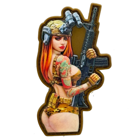 Tactical Pin-Up PVC Morale Patch