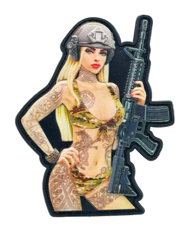 Tactical Pin-Up V2 PVC Morale Patch - Tactical Outfitters