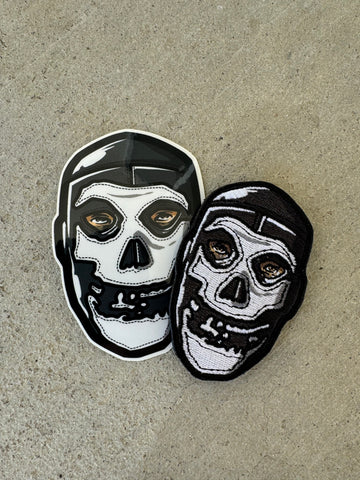 Ed’s Manifesto/Sneakreaper Industries “El Misfit Lucha Mask” Morale Patch & Sticker - Tactical Outfitters