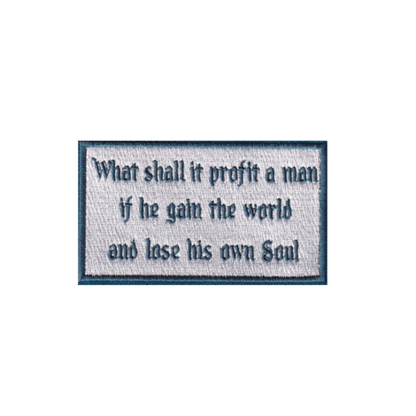Mark 8:36 Verse Morale Patch - Tactical Outfitters