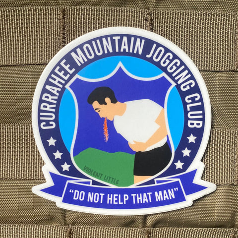 Currahee Mountain Jogging Club Sticker - Tactical Outfitters