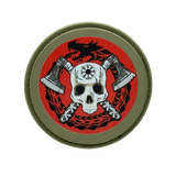 Viking Skull & Axes PVC Morale Patch - Tactical Outfitters