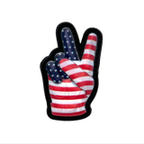 Tactical Glove Peace Sign PVC Morale Patch - Tactical Outfitters