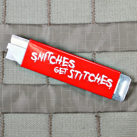 SNITCHES GET STITCHES BOX CUTTER - Tactical Outfitters