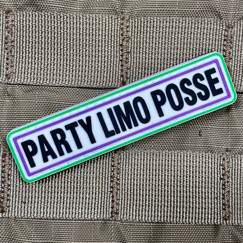 Party Limo Posse PVC Morale Patch - Tactical Outfitters