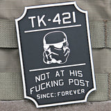 TK-421 GITD PVC Patch - Tactical Outfitters