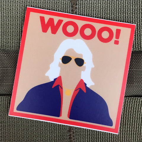 Ric Flair "WOOO!" Sticker - Tactical Outfitters