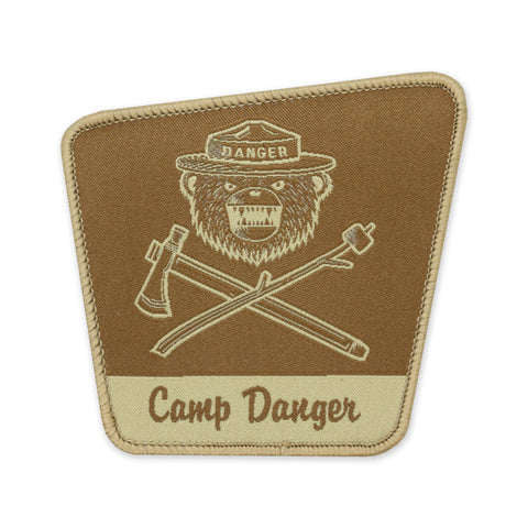 PDW DRB Camp Danger Park Sign Morale Patch - Tactical Outfitters