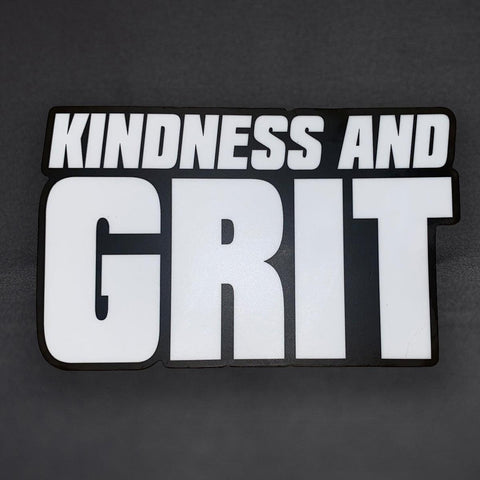 KINDNESS AND GRIT STICKER - Tactical Outfitters