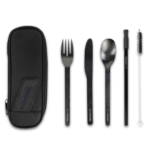 ECOVESSEL'S WANDERWARE REUSABLE STAINLESS STEEL SET - Tactical Outfitters