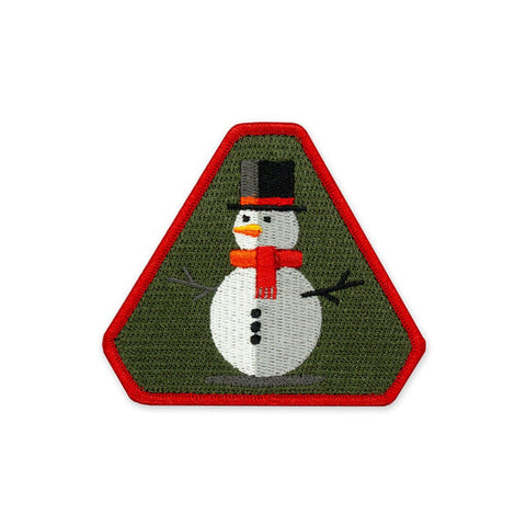 PDW Holiday Snowman Morale Patch - Tactical Outfitters