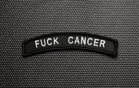 FUCK CANCER TAB EMBROIDERED MORALE PATCH - Tactical Outfitters