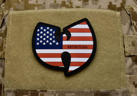 WU TANG STARS & STRIPES 3D PVC MORALE PATCH - Tactical Outfitters