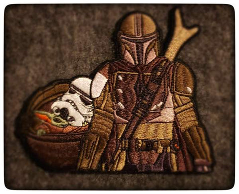 MANDO AND CHILD TROOPER MORALE V2 PATCH - Tactical Outfitters