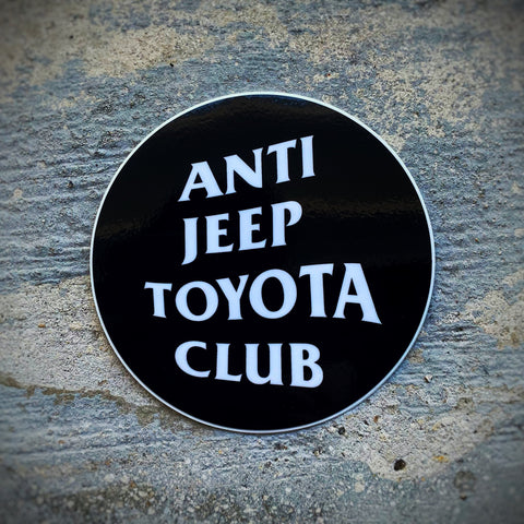 Overland Goons™️ “Anti Jeep Yota Club” Sticker - Tactical Outfitters