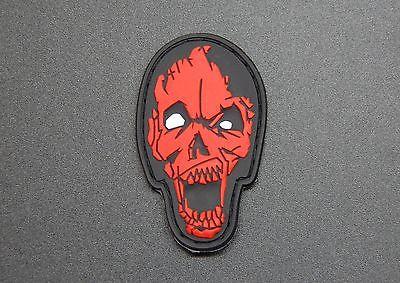 Zombie Head 3D PVC Morale Patch - Tactical Outfitters