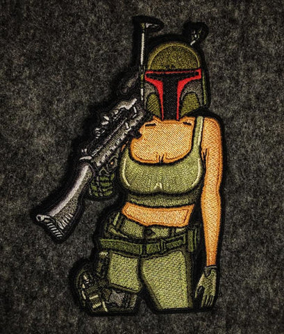 Star Wars Girl Boba Fett Morale Patch - Tactical Outfitters