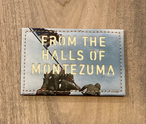 FROM THE HALLS OF MONTEZUMA LASER CUT MORALE PATCH - Tactical Outfitters