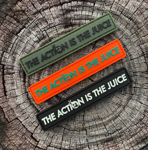 Dangerous Goods HEAT “The Action Is The Juice” PVC Morale Patch - Tactical Outfitters