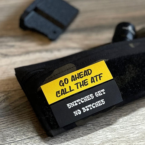 Go Ahead x Snitches Get Morale Patch Set - Tactical Outfitters