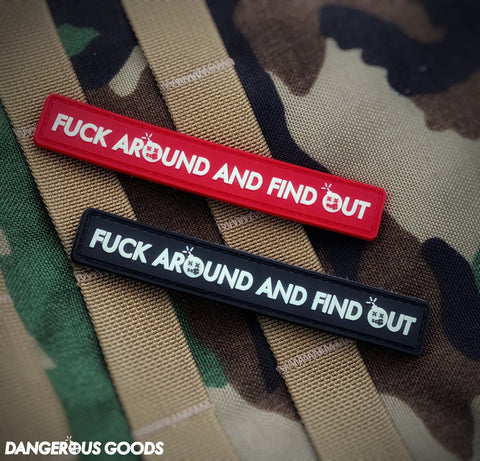 Fuck Around and Find Out PVC Morale Patch - Tactical Outfitters