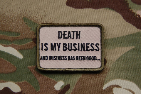 DEATH IS MY BUSINESS MORALE PATCH - Tactical Outfitters