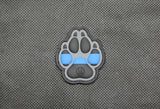 K9 Thin Blue Line PVC Morale Patch - Tactical Outfitters