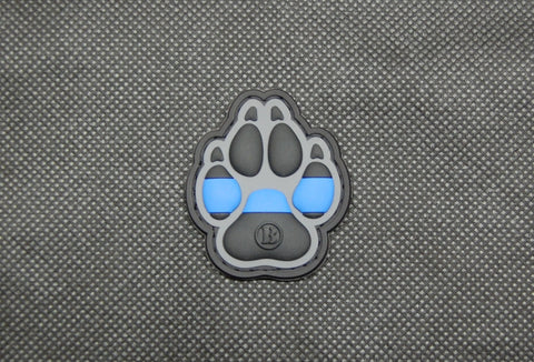 K9 Thin Blue Line PVC Morale Patch - Tactical Outfitters