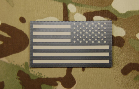 INFRARED REVERSE AMERICAN FLAG PATCH - Tactical Outfitters