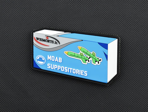 MOAB SUPPOSITORIES 3D PVC MORALE PATCH - Tactical Outfitters