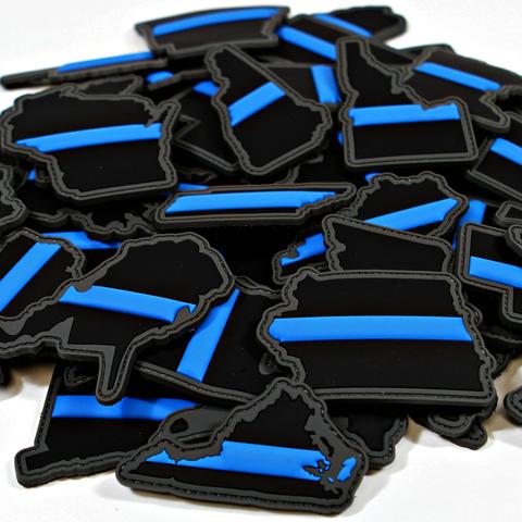 EVERY STATE IN THIN BLUE LINE MORALE PATCH SERIES - Tactical Outfitters
