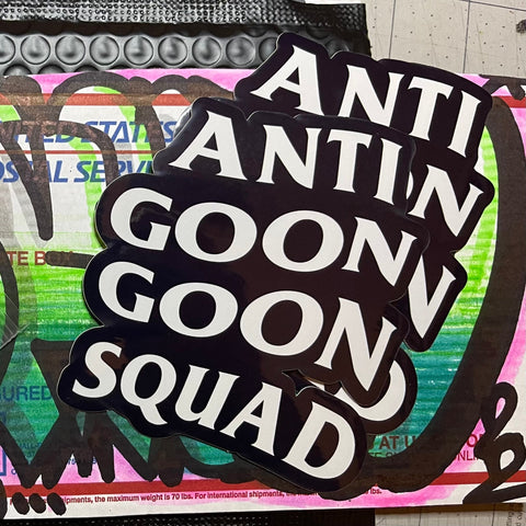 Anti Goon Goon Squad Sticker - Tactical Outfitters