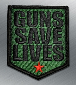 GUNS SAVE LIVES MORALE PATCH - Tactical Outfitters
