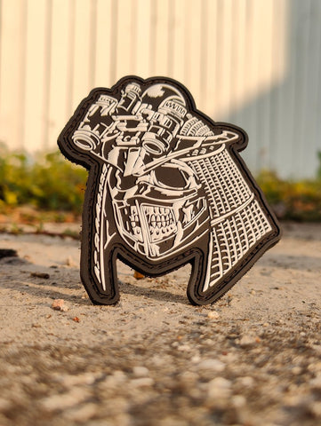 OROKU SAKI, TACTICAL SHREDDER PVC MORALE PATCH - Tactical Outfitters