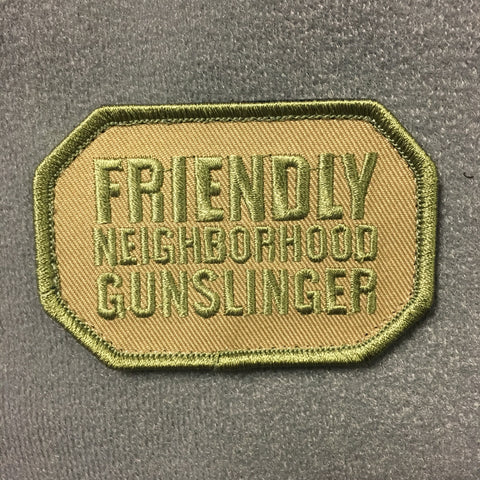 FRIENDLY NEIGHBORHOOD GUNSLINGER - MOJO TACTICAL MORALE PATCH - Tactical Outfitters