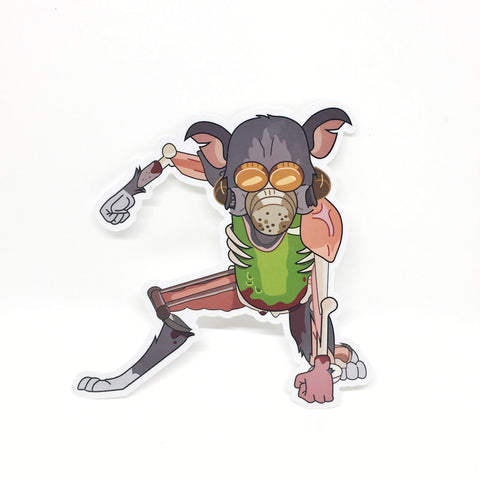 PICKLE RICK RAT SUIT V2 STICKER - Tactical Outfitters
