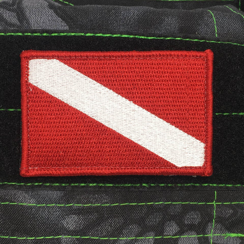 Down Diver - Scuba Flag Morale Patch - Tactical Outfitters